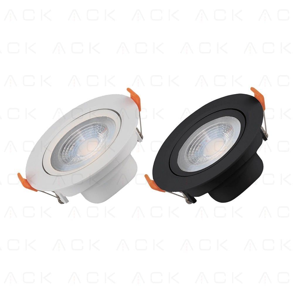 ACK AD01-00501 5W 3000K COB LED Spot Armatür Siyah