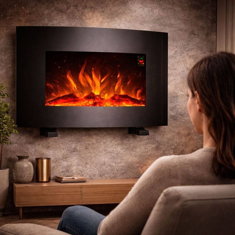 CATA CT-6065 Plazma Şömine (Duvar Tipi) Isıtıcı 2000w