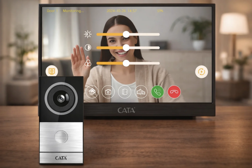 CATA CT-4030 Akıllı Villa Set (Görüntülü Diyafon)