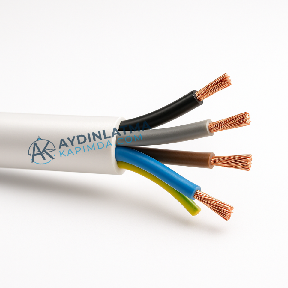 Öznur Kablo - 5X10 H052XZ1-F TTR Halogen Free Kablo 100 Metre