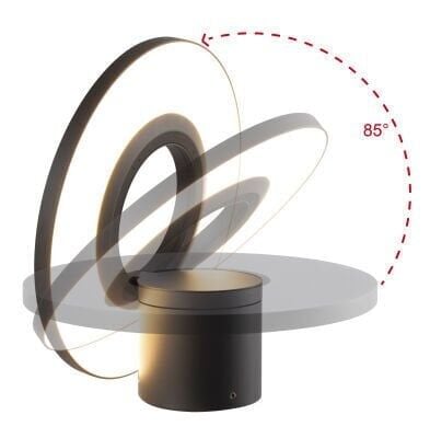 Jupiter LW469  3000K Gün Işığı 12,5W Antrasit Bahçe Aplik