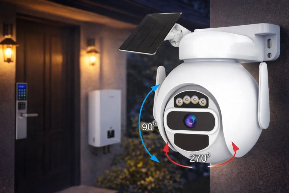 CATA CT-4053 Akıllı Solar Sim Kartlı Güvenlk Kamera