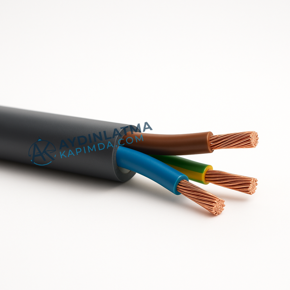 Öznur Kablo - 5x10 N2XH Halogen Free Kablo 100 Metre