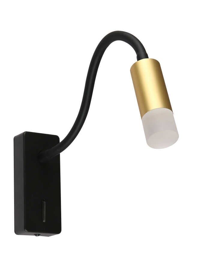 Jupiter LW504 S&A  Siyah 5W 3000K Gün Işığı LED Yatak Başı Aplik