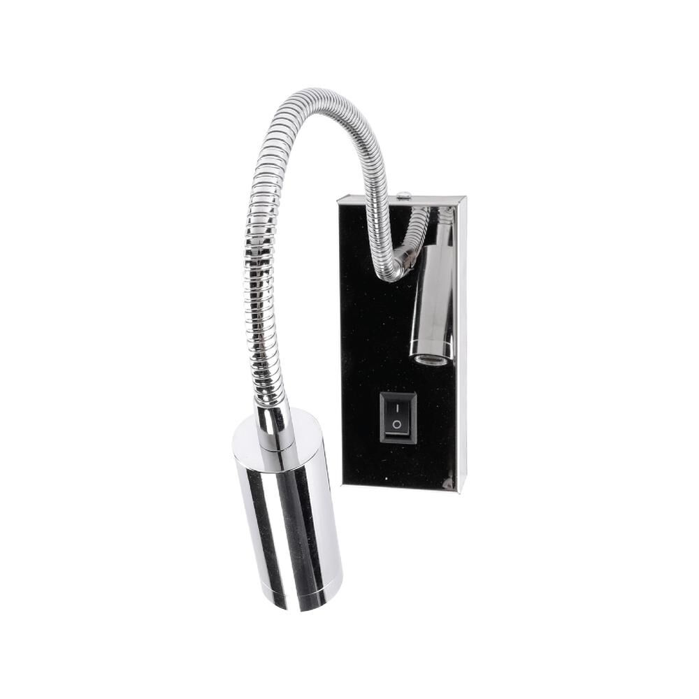 ACK AH09-00305 3W 3000K Gün Işığı LED Spiralli Aplik Krom