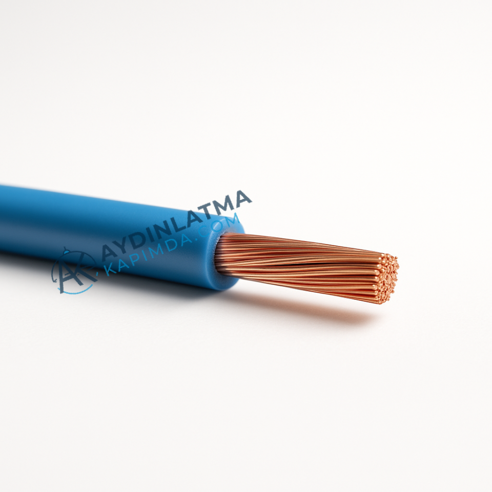 Öznur Kablo - 2,5 mm NYAF Mavi 100 Metre