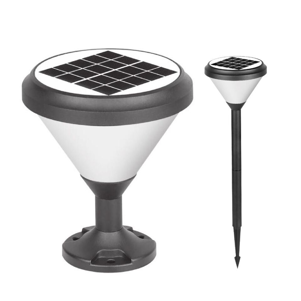 ACK AG60-07801 SOLAR 3000K Kazıklı Bahçe Aydınlatma Armatür 16 LED Çipli