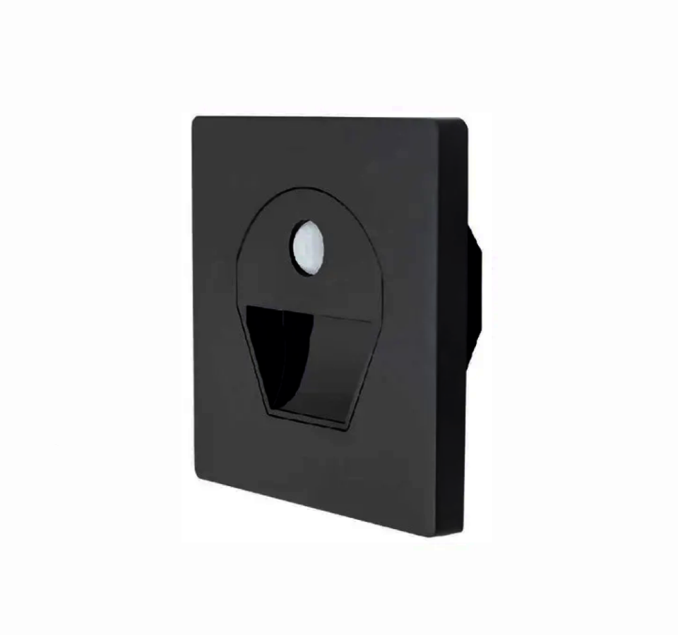 CATA CT-5170SB 1W 6400K Beyaz Işık Sensörlü LED Koridor Armatür Siyah Kasa