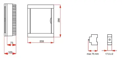 Viko Sıva Üstü Sigorta Kutusu 16-li Halogen Free 90912116
