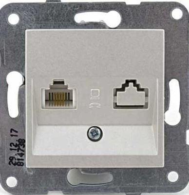 Viko Artline Novella/Trenda Metalik Beyaz Data/Nümeris Kapak (Mekanizma Hariç) 92605632