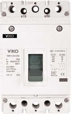 Viko - VMF2-160-SN2 3x160A 35ka Sn2 Sabit Kompakt Şalter