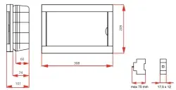 Viko Sıvaaltı Sigorta Kutusu 12-Li 90912012