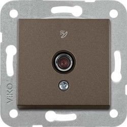 Viko Artline Novella/Trenda Antrasit F Konnektör Uydu Prizi Kapak (Mekanizma Hariç) 92605397