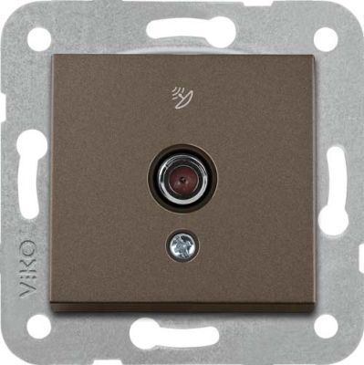 Viko Artline Novella/Trenda Antrasit F Konnektör Uydu Prizi Kapak (Mekanizma Hariç) 92605397