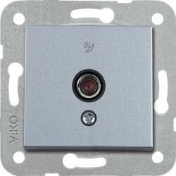 Viko Artline Novella/Trenda Gümüş F Konnektör Uydu Prizi Kapak (Mekanizma Hariç) 92605097
