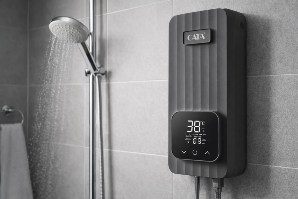 CATA CT-6010 Akıllı Dijital Şofben Su Isıtıcı 5500W