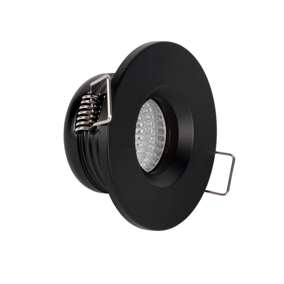 ACK AH06-00161 3W Mavi Sıva Altı LED Spot Armatür Siyah