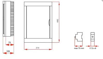Viko Sıvaüstü Sigorta Kutusu 36-Lı Halogen Free 90912136
