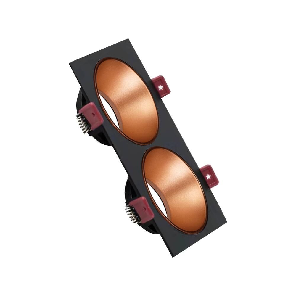 ACK AH03-07321 Siyah Kasa - Rose Gold (172x92) mm Aliminyum Pc Spot Armatür