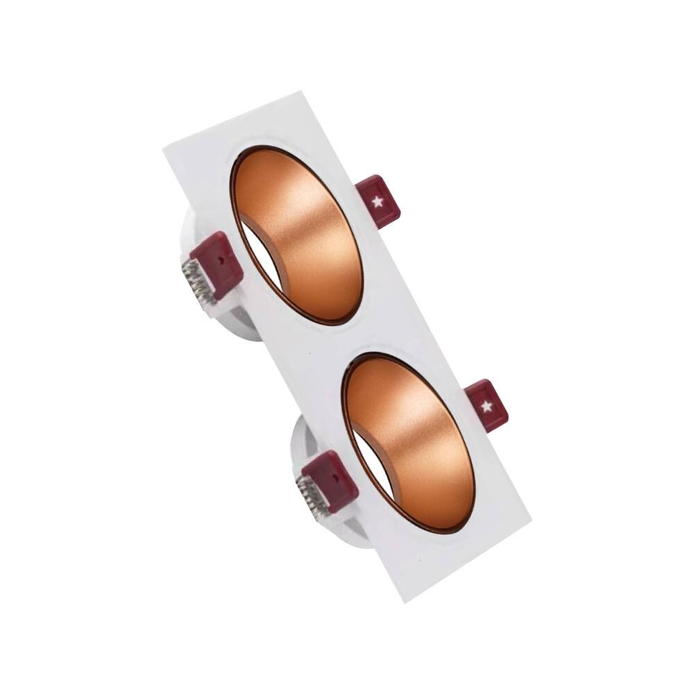 ACK AH03-07320 Beyaz Kasa - Rose Gold (172x92) mm Aliminyum Pc Spot Armatür