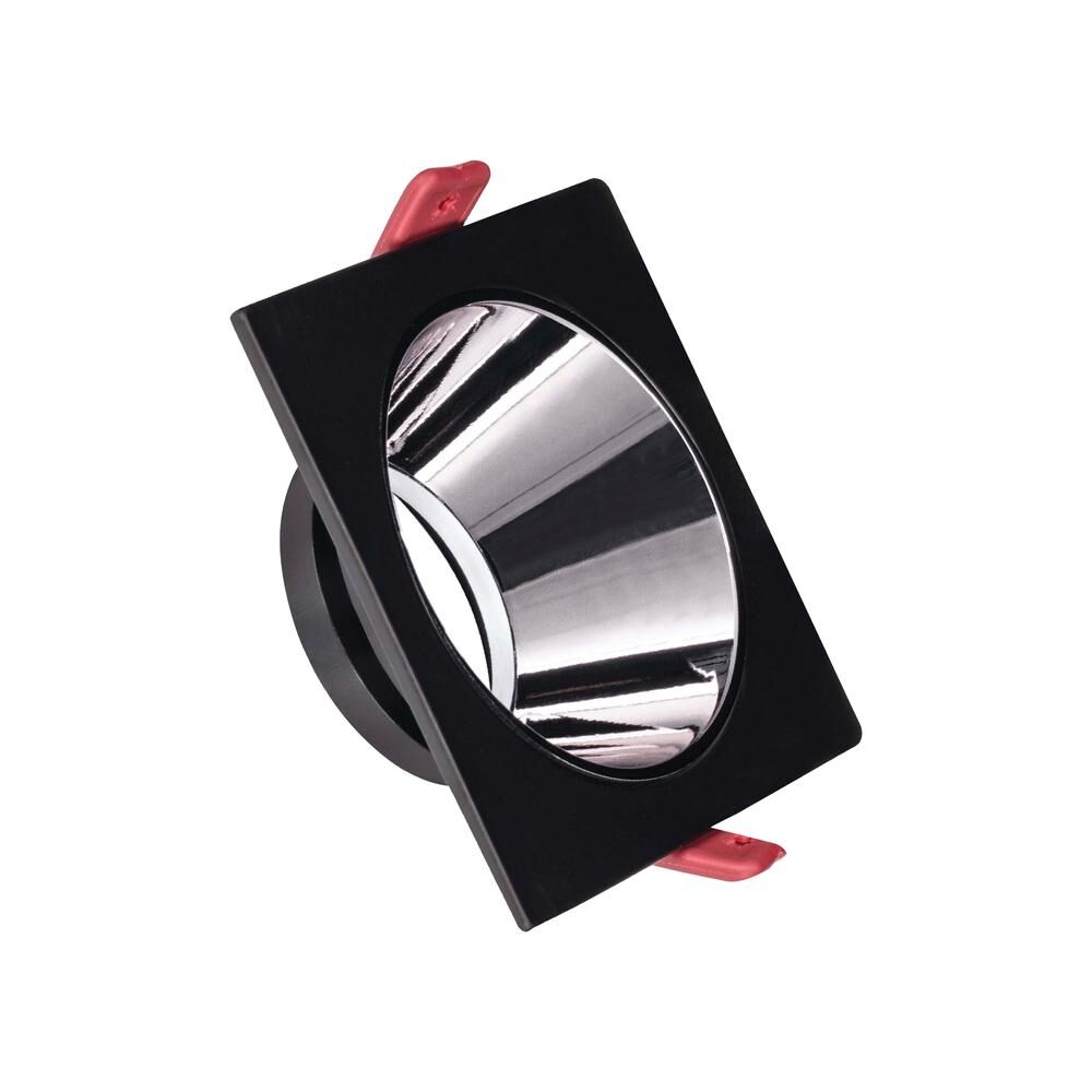 ACK AH03-07031 Siyah Kasa - Platin (92x92) mm Silver Aliminyum Pc Spot Armatür