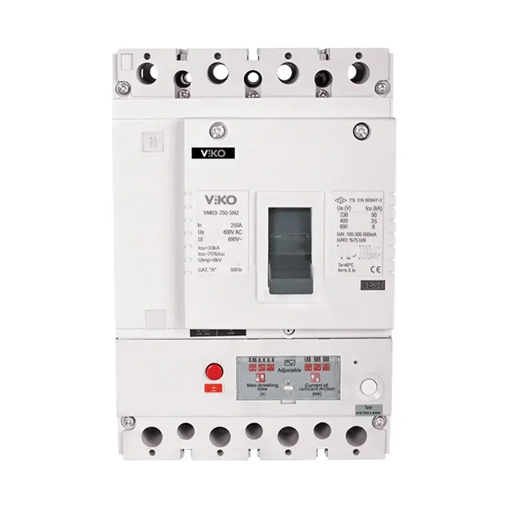 Viko - VMR2-63-SN2 4x63A 25ka Sn2 Kaçak Akımlı Sabit Kompakt Şalter