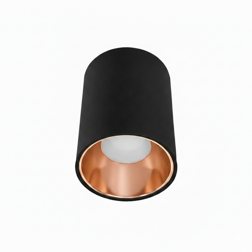 ACK AH12-08571 Siyah Kasa - Rose Sıva Üstü Dekoratif Armatür