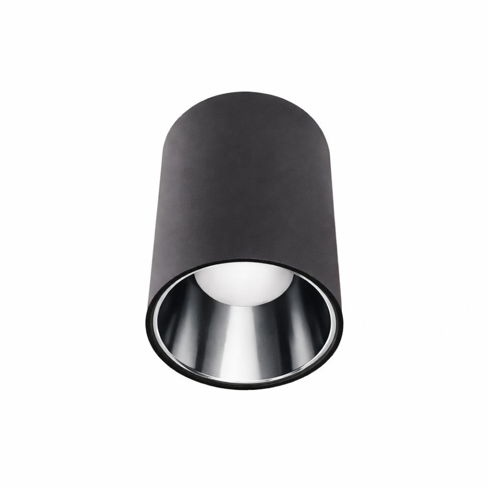 ACK AH12-08551 Siyah Kasa - Krom Sıva Üstü Dekoratif Armatür AH12-08511