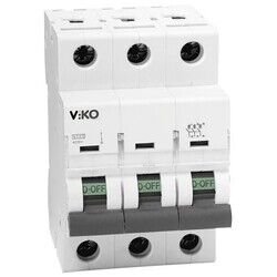 Viko - 4VTB-3C63 3x63A 4,5kA C Tipi Otomatik Sigorta