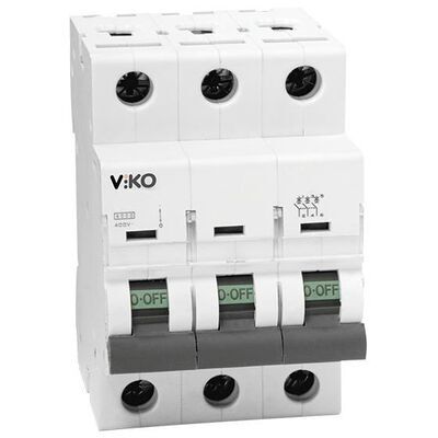Viko - 4VTB-3C63 3x63A 4,5kA C Tipi Otomatik Sigorta