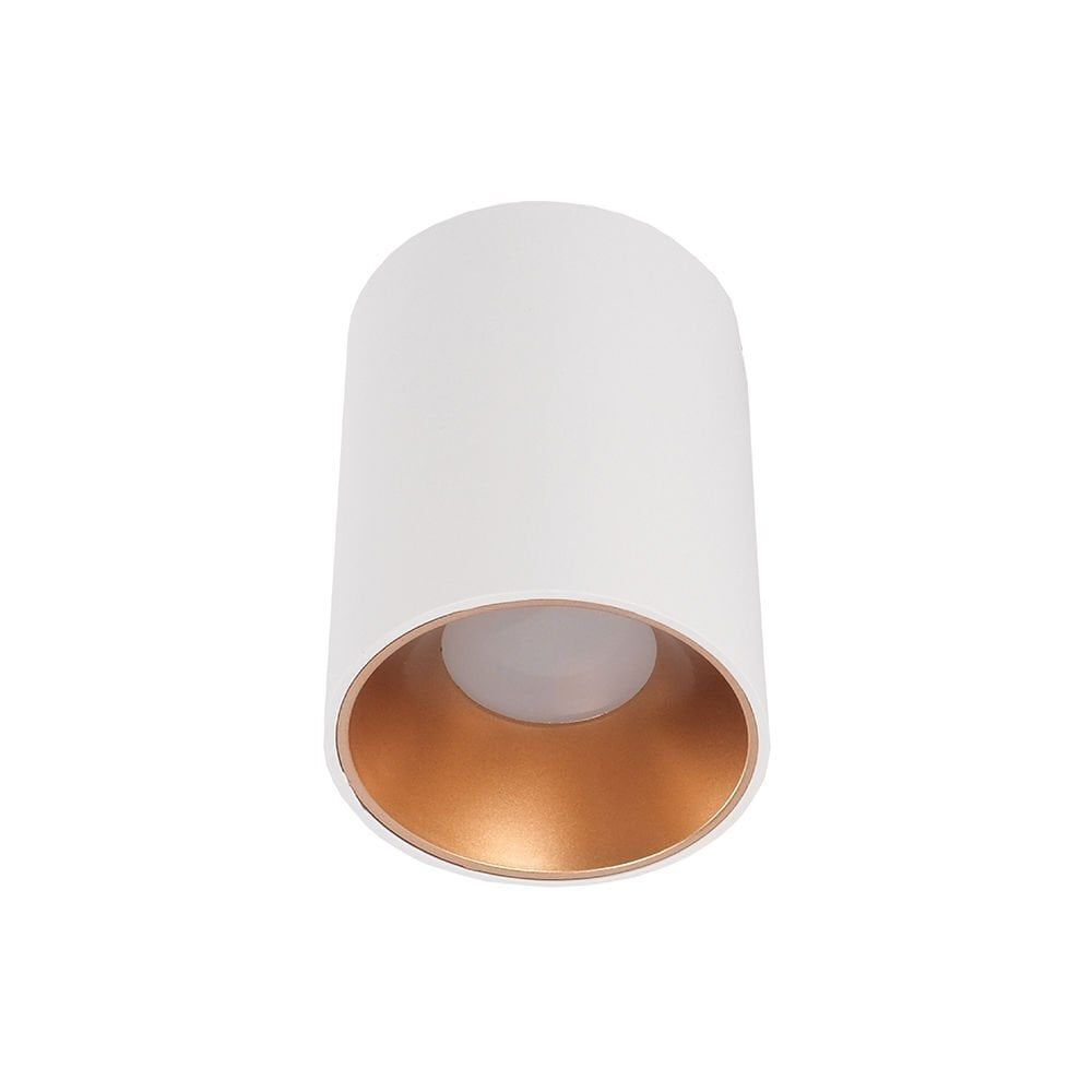 ACK AH12-08590 Beyaz Kasa - Mat Rose Sıva Üstü Dekoratif Armatür