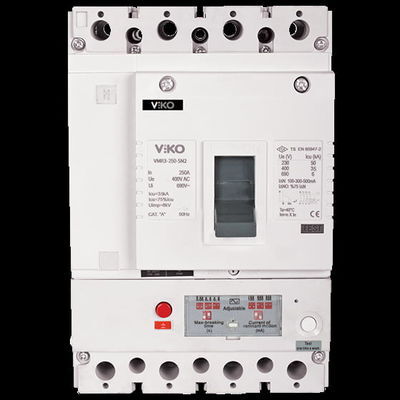 Viko - VMR3-250-SN2 4x250A 35ka Sn2 Kaçak Akımlı Sabit Kompakt Şalter
