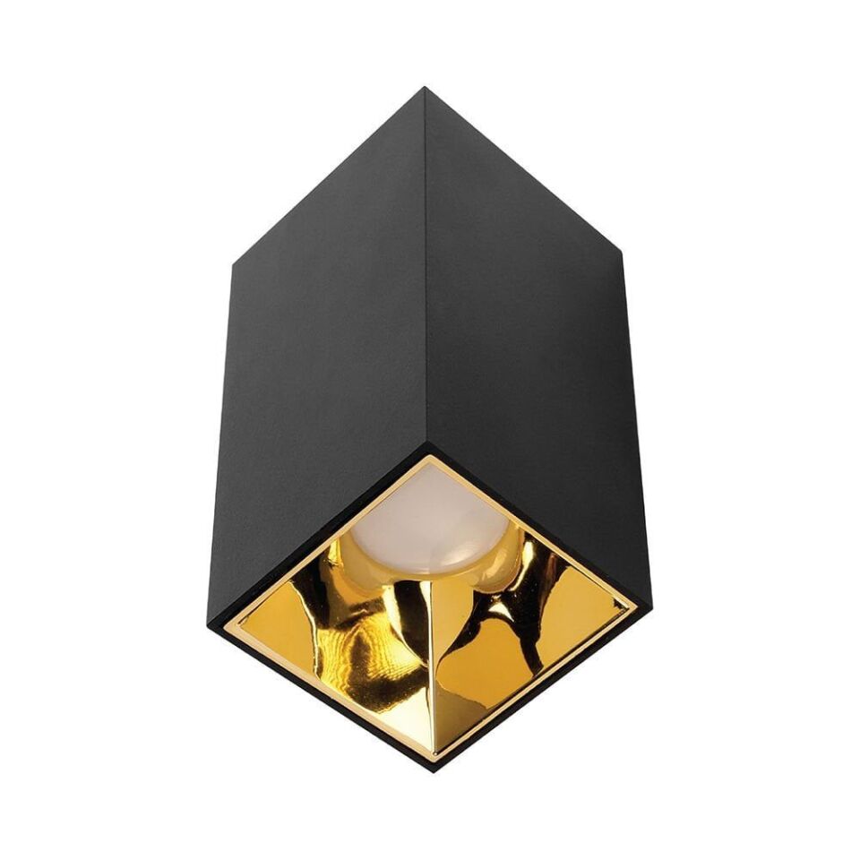 ACK AH12-07561 Siyah Kasa - Gold Sıva Üstü Dekoratif Armatür