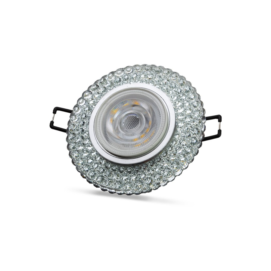 NOAS YL65-1747 Nilus 3W 4000K Natural Beyaz LED Çerçeveli Dekoratif Kristal Cam Boş Kasa