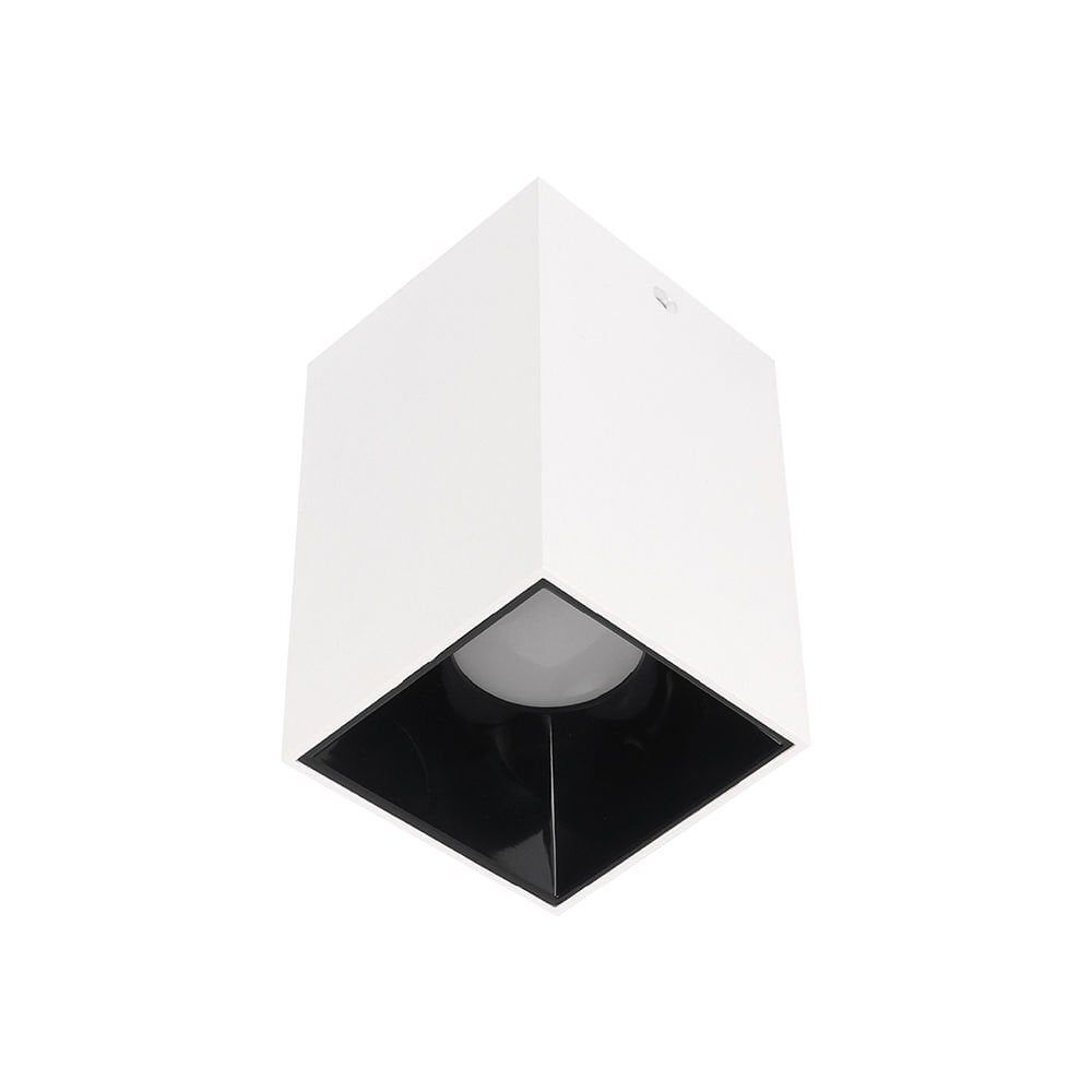 ACK AH12-07510 Beyaz Kasa - Siyah Sıva Üstü Dekoratif Armatür