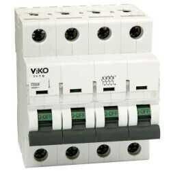 Viko - 4VTB-4C40 4x40A 4,5kA C Tipi Otomatik Sigorta