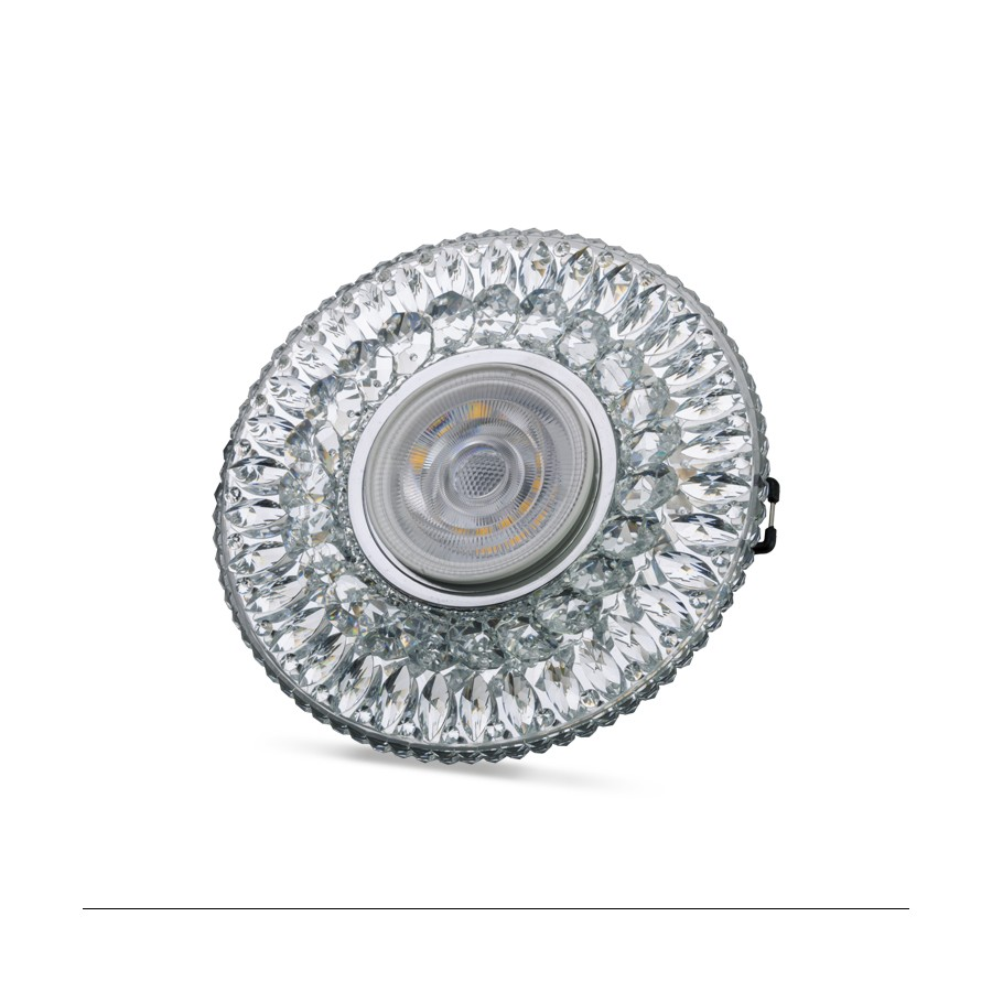 NOAS YL65-1657 İkaros 3W 4000K Naturel Beyaz LED Çerçeveli Dekoratif Kristal Cam Boş Kasa