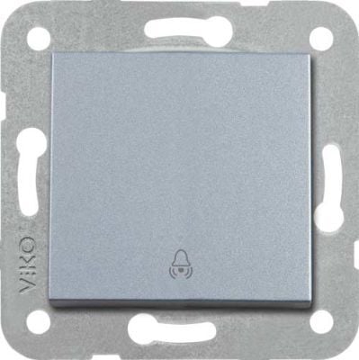 Viko Artline Novella/Trenda Gümüş Zil Anahtarı Düğme (Mekanizma Hariç) 92605006