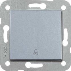 Viko Artline Novella/Trenda Gümüş Zil Anahtarı Düğme (Mekanizma Hariç) 92605006