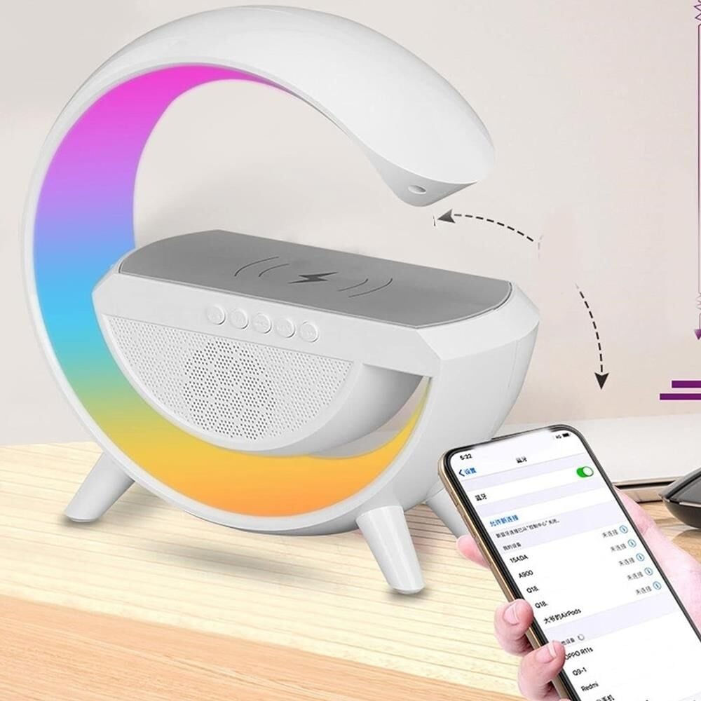 Forlife FL-8093 Kablosuz Şarj Özellikli Bluetooth Hoparlörlü Masa Lambası