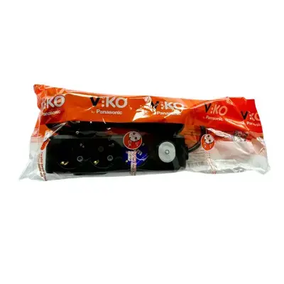 Viko Multi-Let Üçlü Grup Priz Anahtarlı Topraklı 2 Metre Siyah (Çocuk Korumalı) 90137302