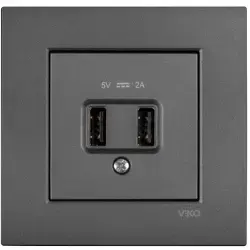 Viko Artline Novella/Trenda Füme Usb Priz Kapak 5v- (Mekanizma Hariç) 92605409