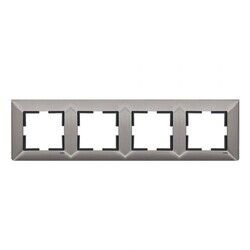 Viko Artline Trenda Metal Inox Dörtlü Çerçeve 92190824