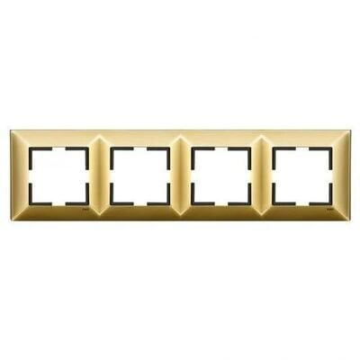 Viko Artline Trenda Metal Gold Dörtlü Çerçeve 92190834