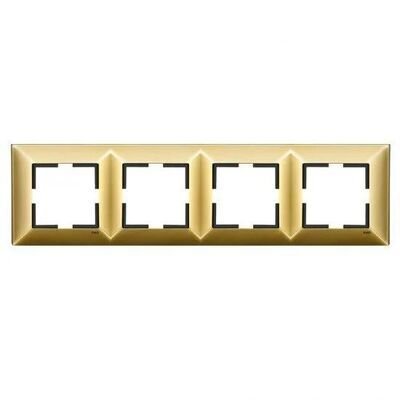 Viko Artline Trenda Metal Gold Dörtlü Çerçeve 92190834