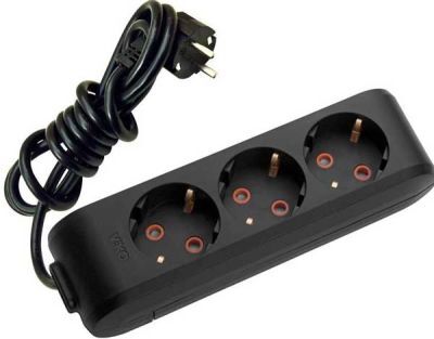 Viko Multi-Let Üçlü Grup Priz Topraklı 2 Metre Siyah (Çocuk Korumalı) 90133302