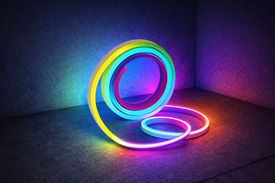 CATA CT-4465 12V RGB Renk Neon LED 50 Metre