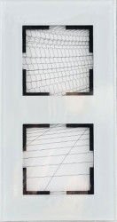 Viko Artline Novella Cam Düz Beyaz İkili Çerçeve 92192242