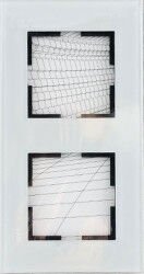 Viko Artline Novella Cam Düz Beyaz İkili Çerçeve 92192242