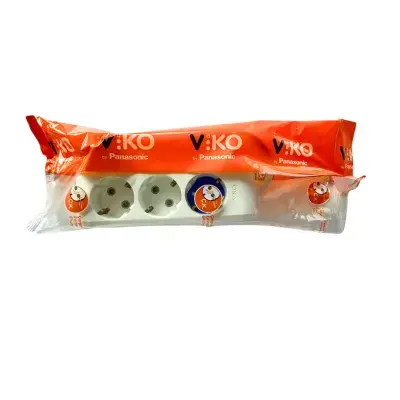 Viko Multi-Let Üçlü Grup Priz Topraklı 5 Metre Beyaz (Çocuk Korumalı) 90113305